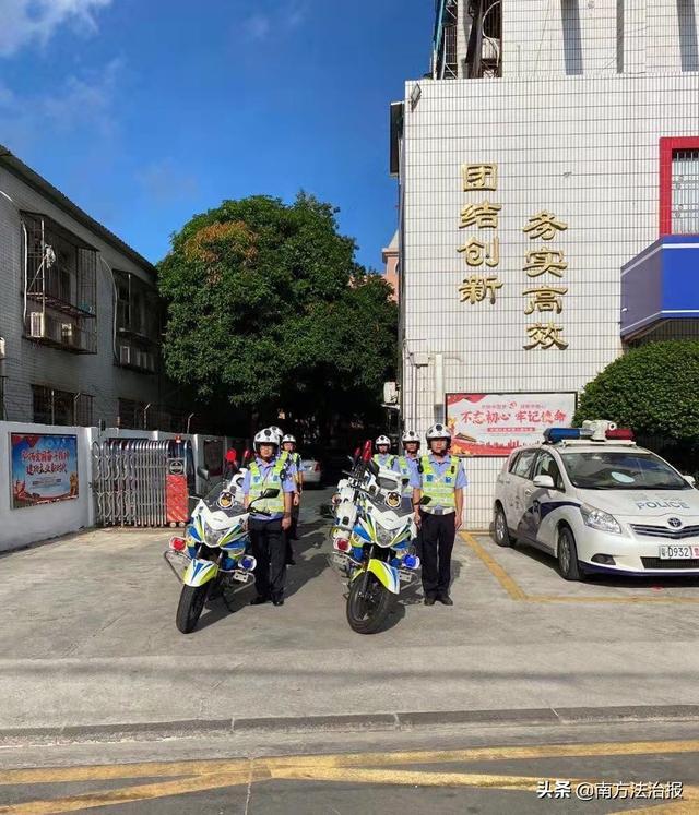 廣東汕頭交警警用摩托車巡邏新舉措來(lái)了